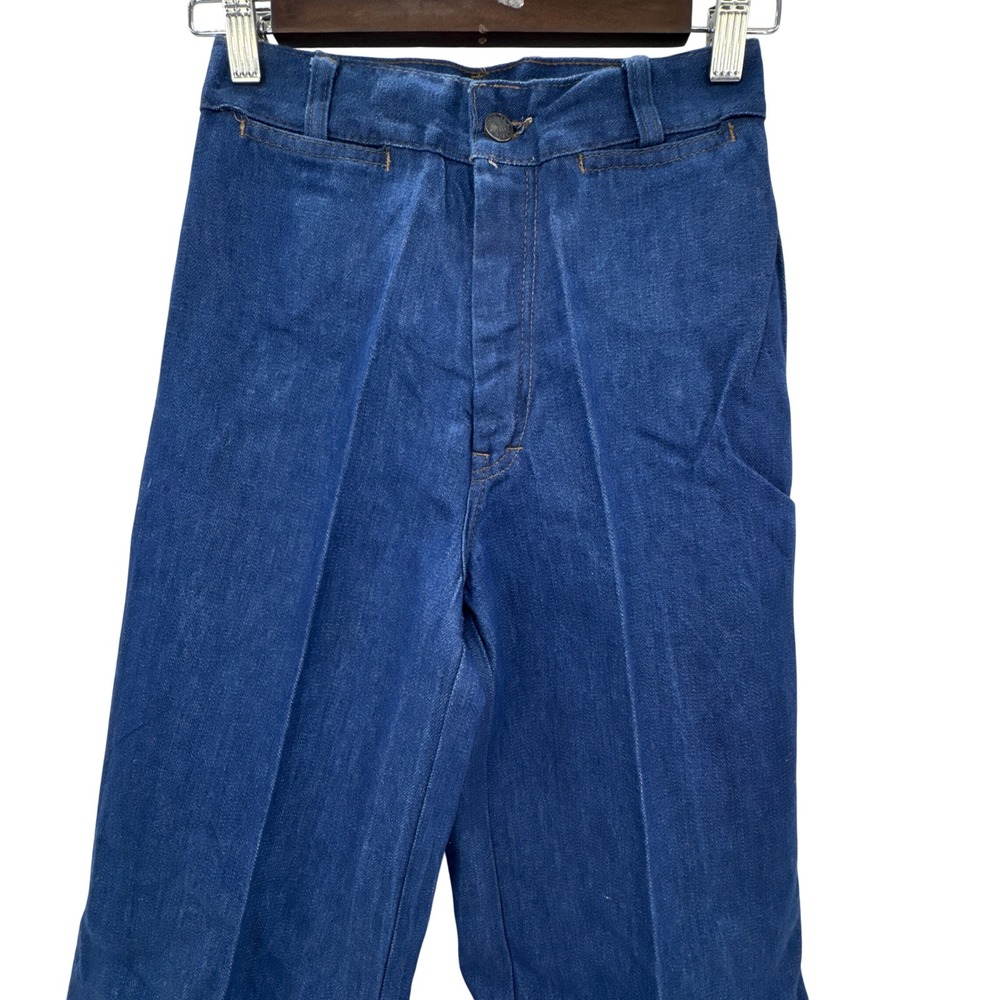 Jacques Moret Jeans Women 7 Blue High Waisted Flare Denim Style‎ 811 NWT